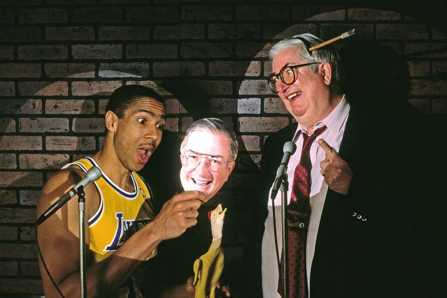 1987: Mychal Thompson (il pap di Klay) e Frank Layden, allora head coach di Utah, provano a reinterpretare il concetto di commedia